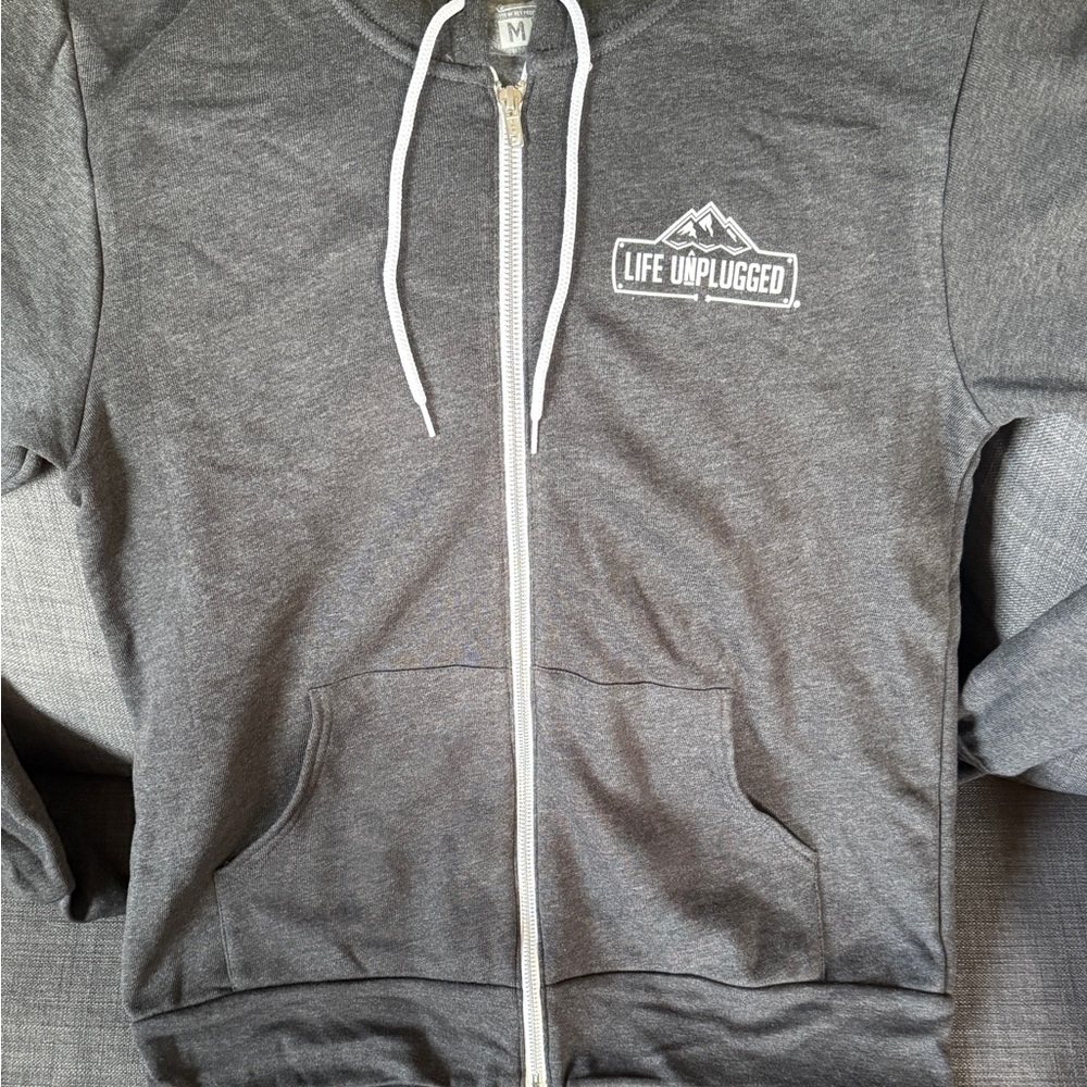 Life Unplugged Zip-Up Hoodie